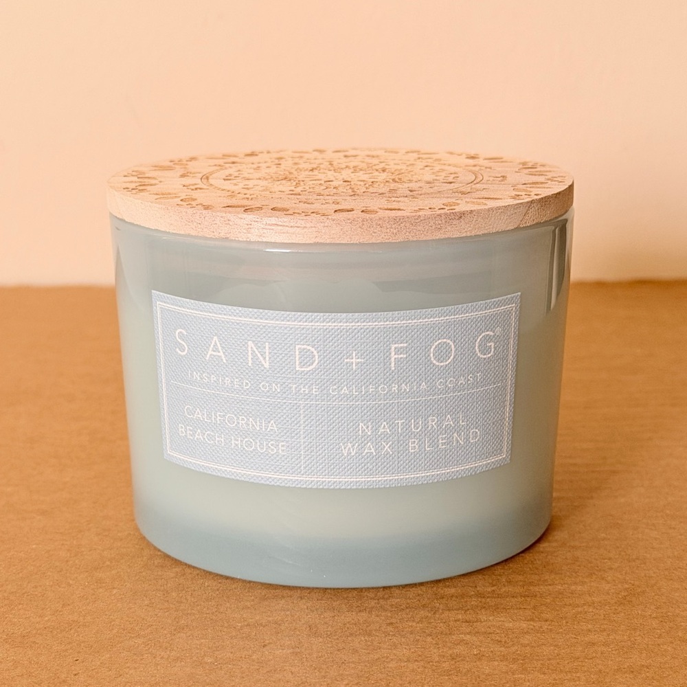 Sand + Fog California Beach House 2 Wick Candle - 12 oz Natural Wax Blend